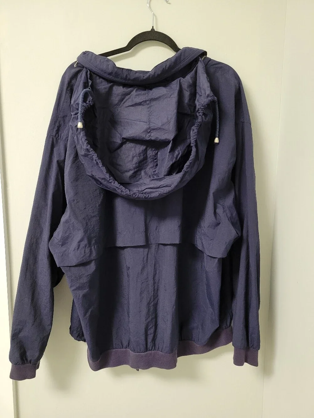 Vintage Gap Jacket Mens XL Blue Nylon Anorak Windbreaker Hooded 90s Gorpcore